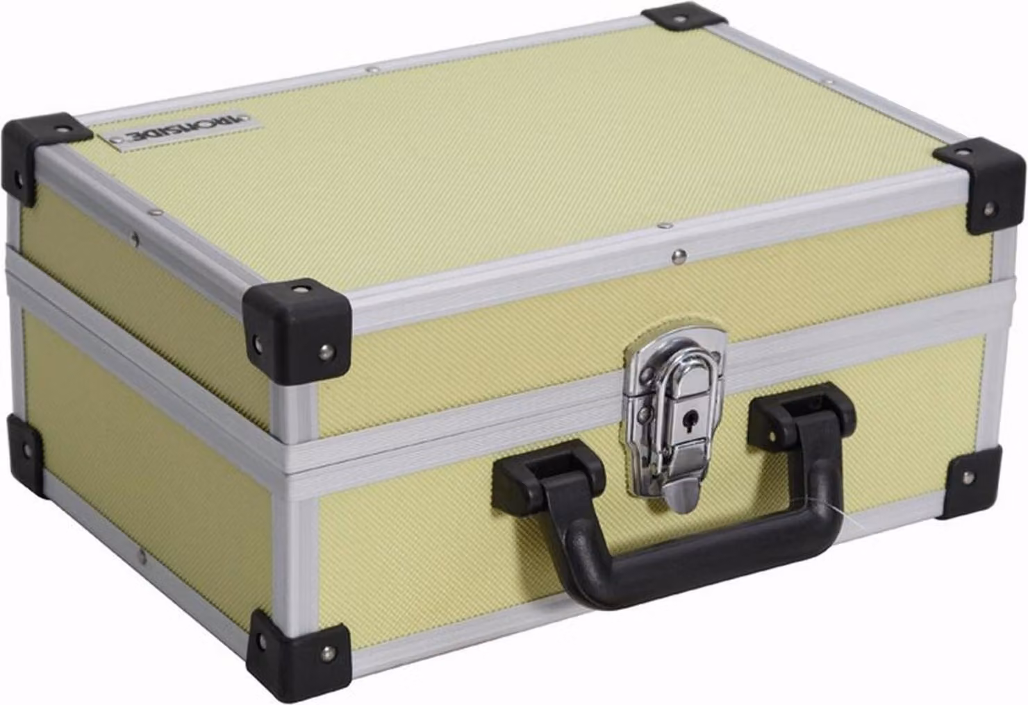 IRONSIDE 191010 Valigia portautensili in alluminio giallo 330x230x150mm