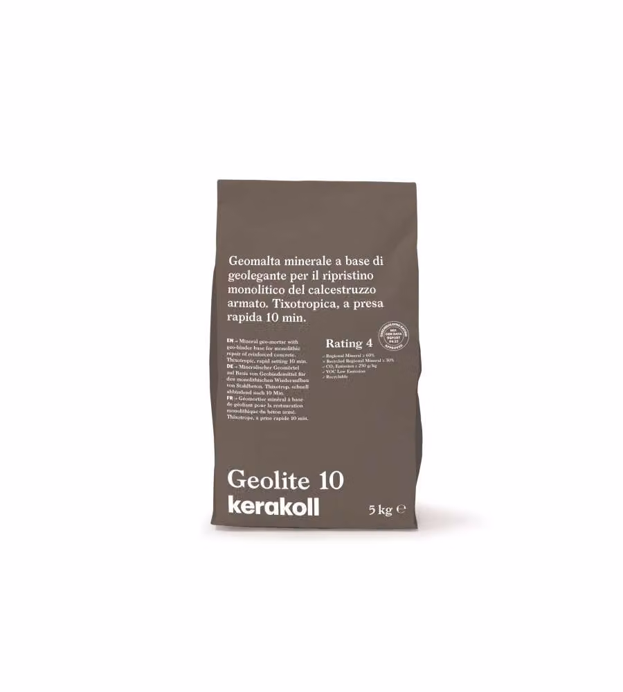 Kerakoll Geolite 10 Malta Tixotropica 5kg - Ripristino Calcestruzzo Armato