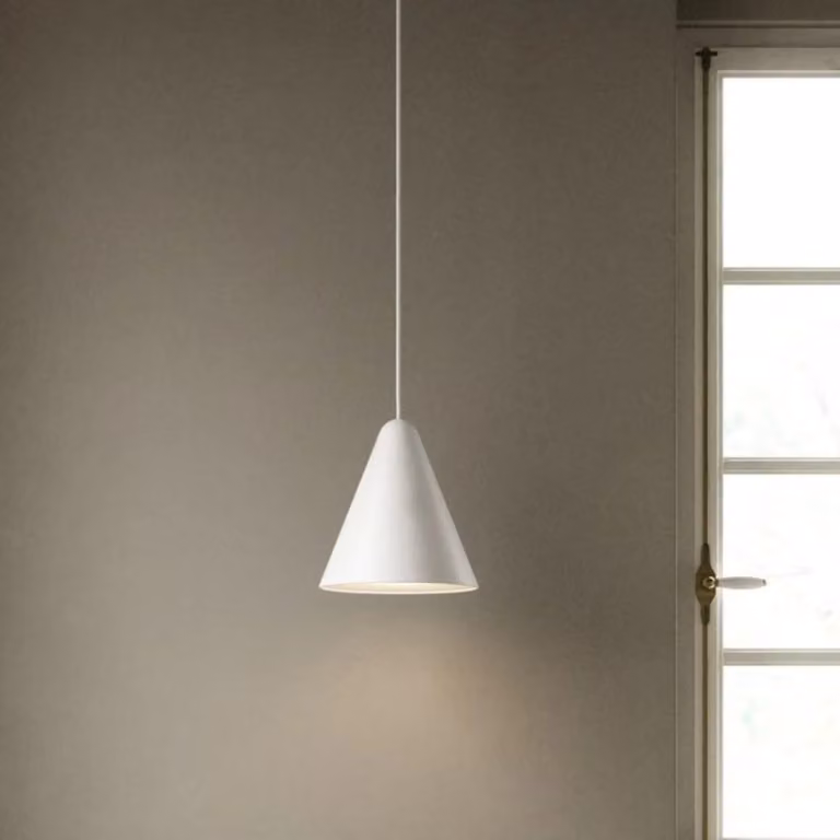 NORDLUX Nono lampadario scandinavo a sospensione, Variante: Ø 235 x 248 x 3000 mm, E27, bianco