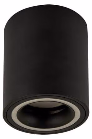 Lampada a soffitto nera, 35W, grado di protezione IP20, attacco GU10, marca INDI, modello 04046