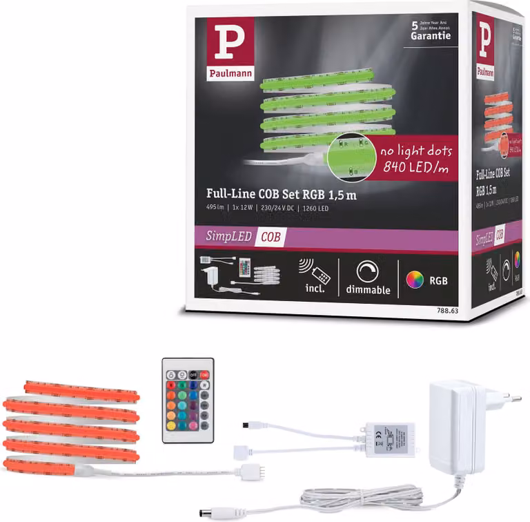 Paulmann SimpLED Striscia LED Full-Line COB Set completo