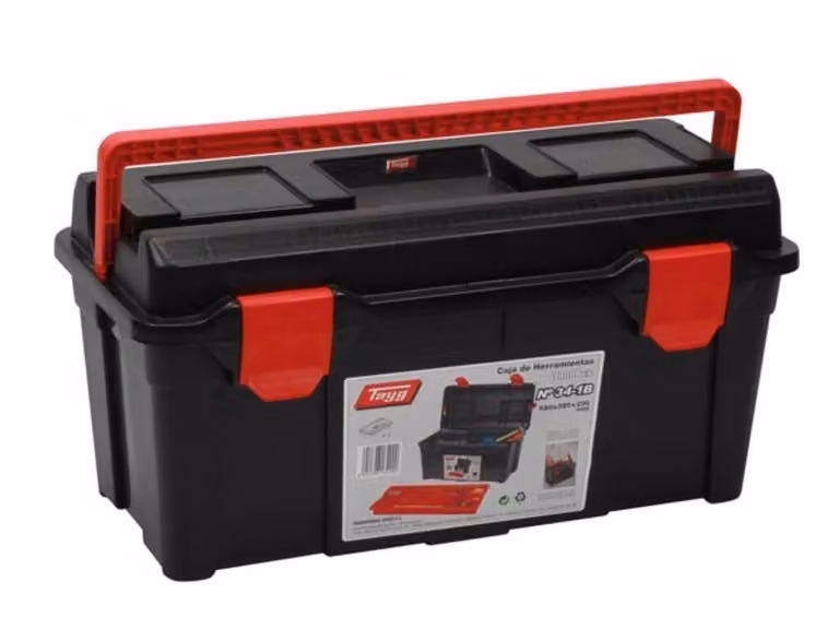Tayg - Cassetta degli attrezzi - 580 X 285 X 290 Mm - Con vassoio - 47,9 L
