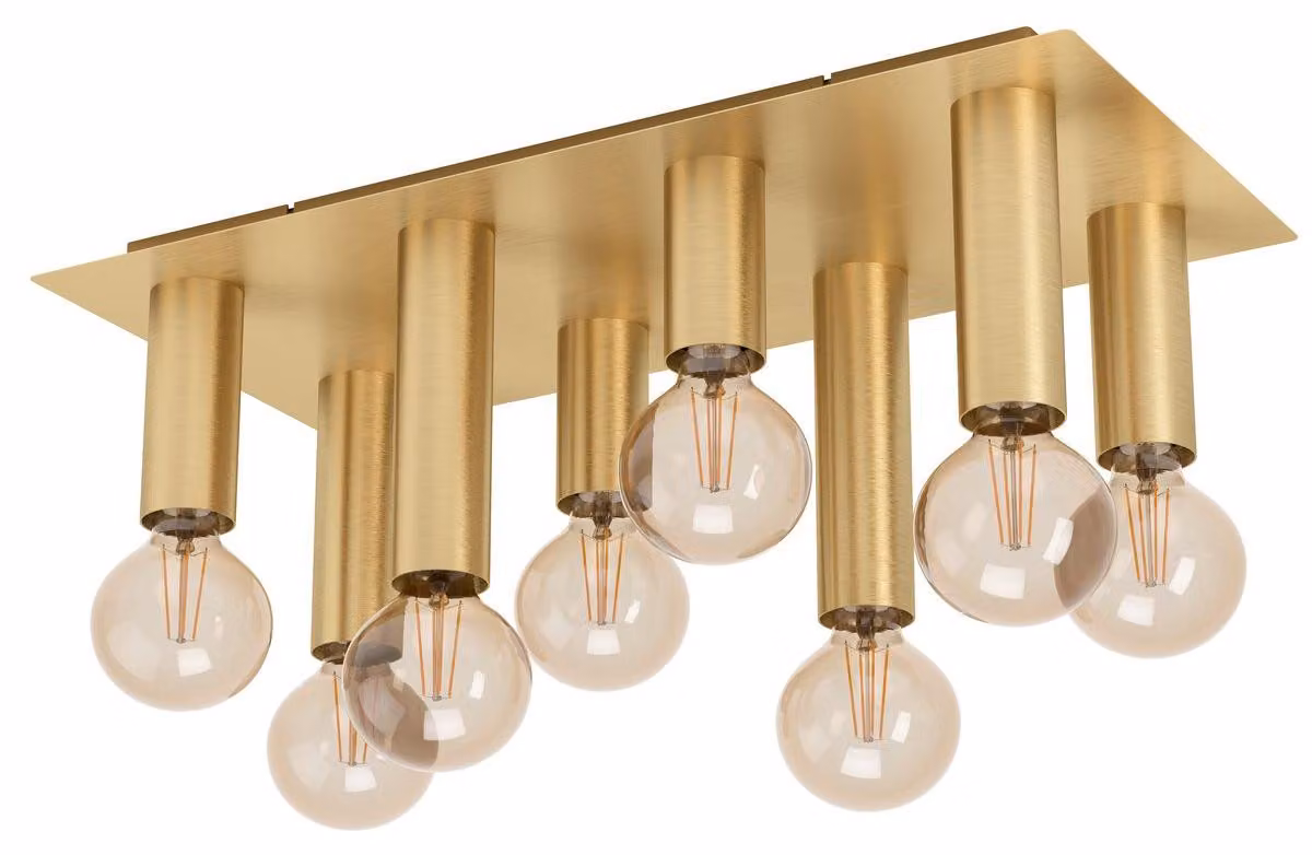 Lampada a sospensione dorata Marzeno, 61 cm