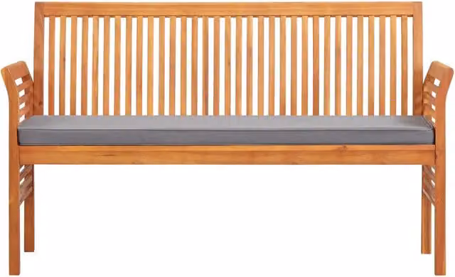 Panca da Giardino a 3 Posti 150 cm Legno Massello di Acacia 45973