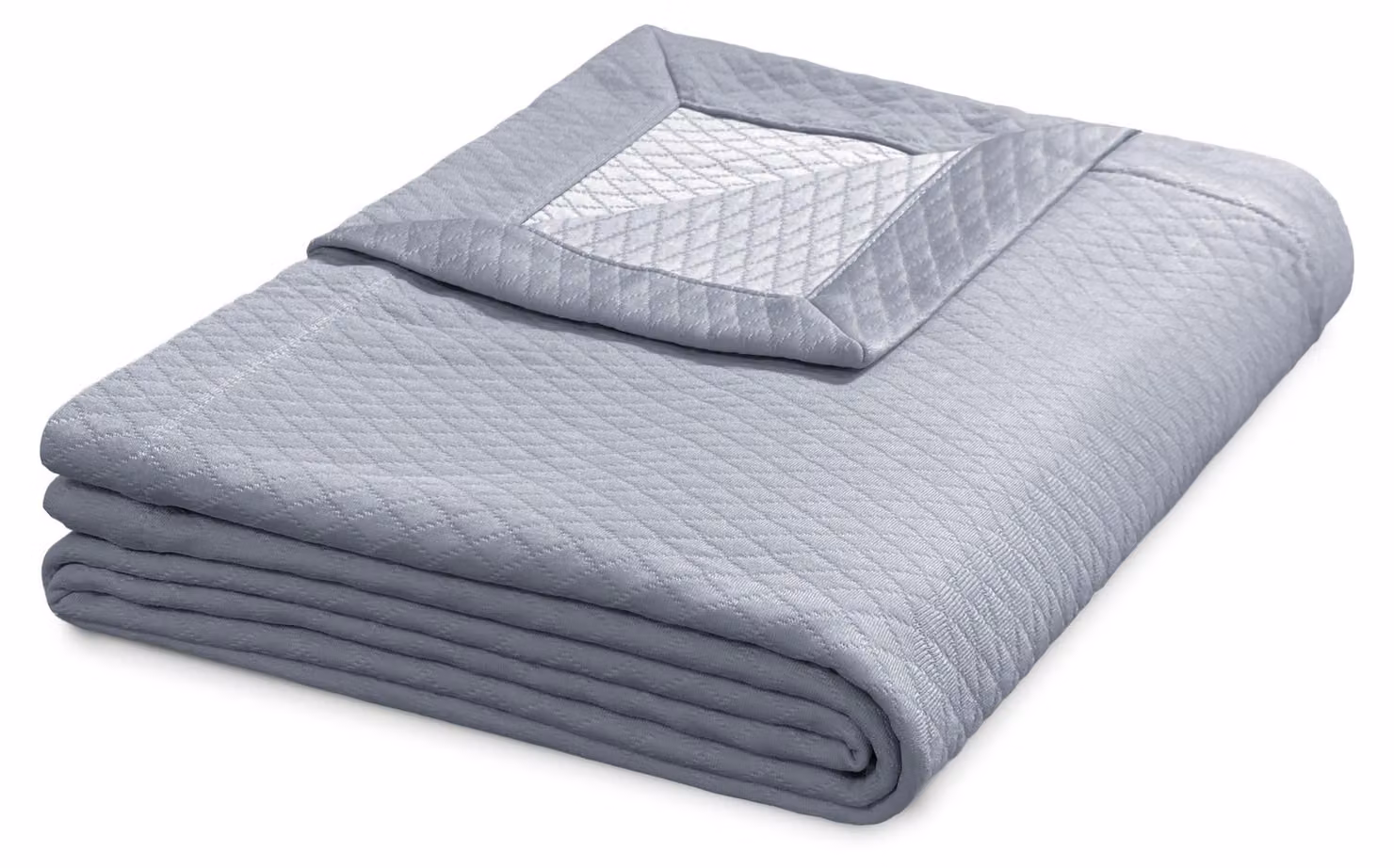 Coperta estiva in denim, blu, 150x220 cm