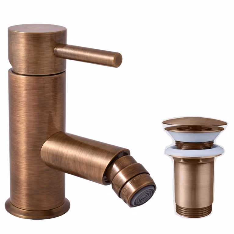 Slezák-RAV Miscelatore per bidet SEINA SE945KCMAT Colore: nero opaco, Dimensioni: 3/8''