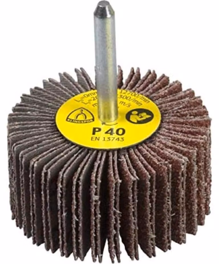 Spazzola abrasiva KM 613, dimensioni 30x15x6 mm, confezione da 10, grana 150
