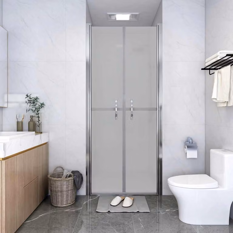 Porta per doccia in vetro satinato vidaXL, L: 71 cm, H: 190 cm