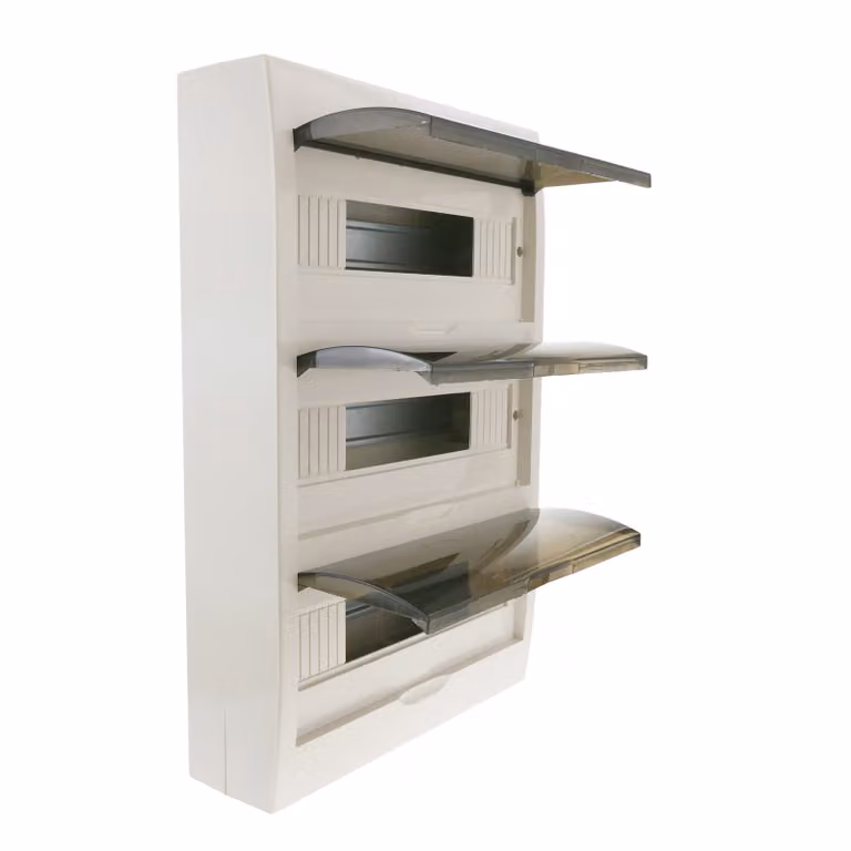Quadro elettrico di distribuzione a 36 moduli, 17,5 mm, in plastica ABS, IP40