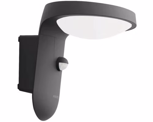 Applique solare a LED Philips 8719514476950 Tyla IP44 1,2W 255lm 4000K antracite con sensore di movimento