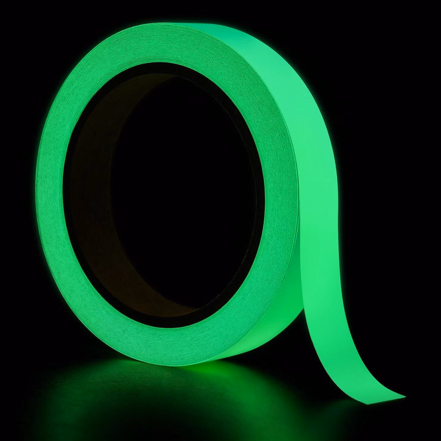 Nastro luminoso fluorescente, autoadesivo, 50 mm x 10 m, per uso scenico