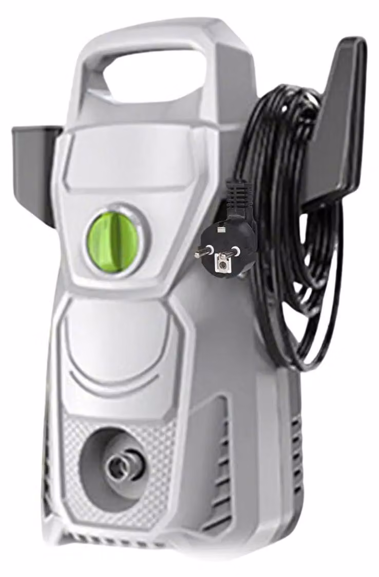 Idropulitrice elettrica, ugello regolabile, alta portata, colore grigio