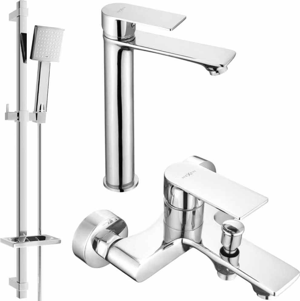 Mexen Royo DQ45 set da bagno, cromo - 72213DQ45-00
