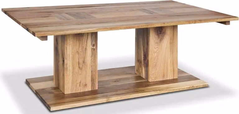 Tavolo da salotto in legno massiccio Casa Padrino - Tutti i colori e le dimensioni - Tavolino da salotto solido in autentico stile rustico