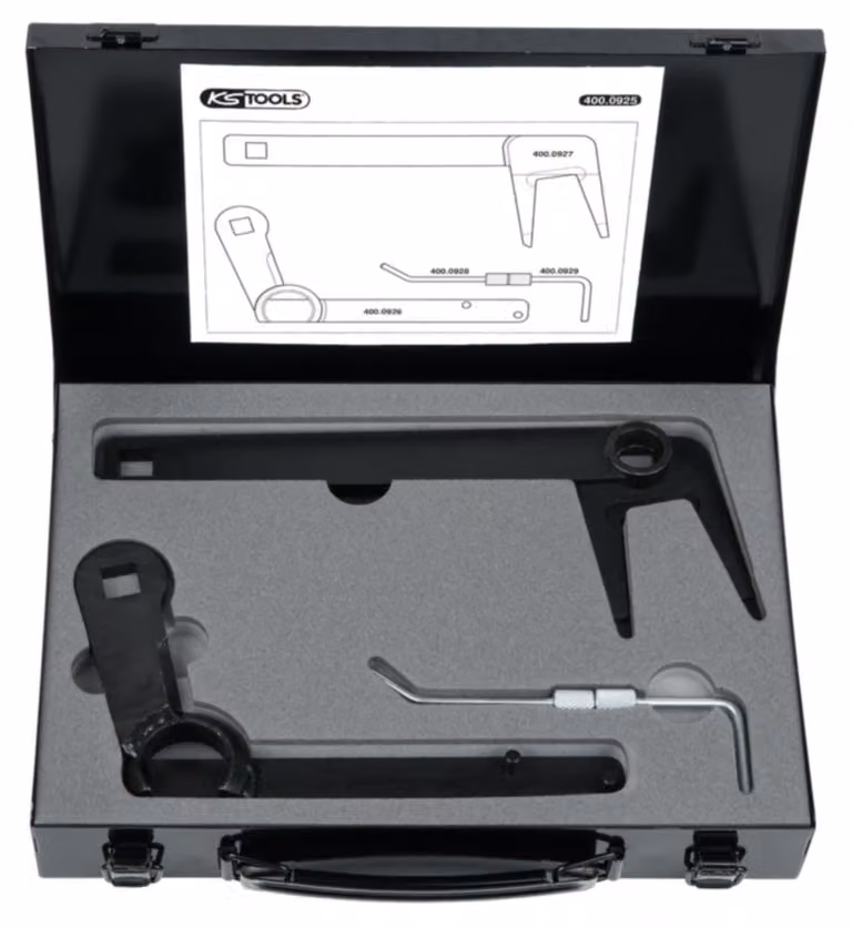 KS TOOLS Set di utensili per la regolazione della distribuzione 400.0925 2030g