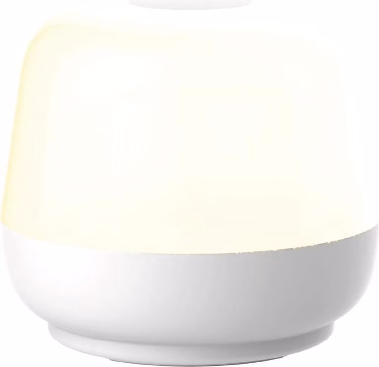 Luxus Europe - Lampada da tavolo Naxos, bianca - Lampada da tavolo da esterno senza fili – Ricaricabile