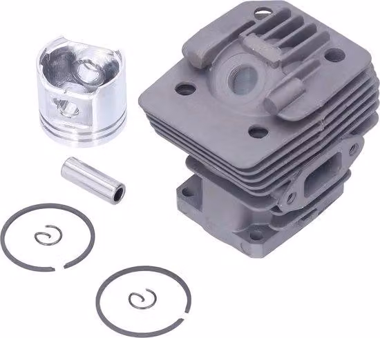 Set di montaggio pistone cilindrico da 38 mm, ricambio facile da installare per tosaerba