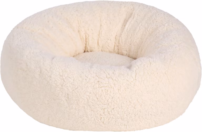 Cestino Flamingo Felpa rotondo bianco 45 cm