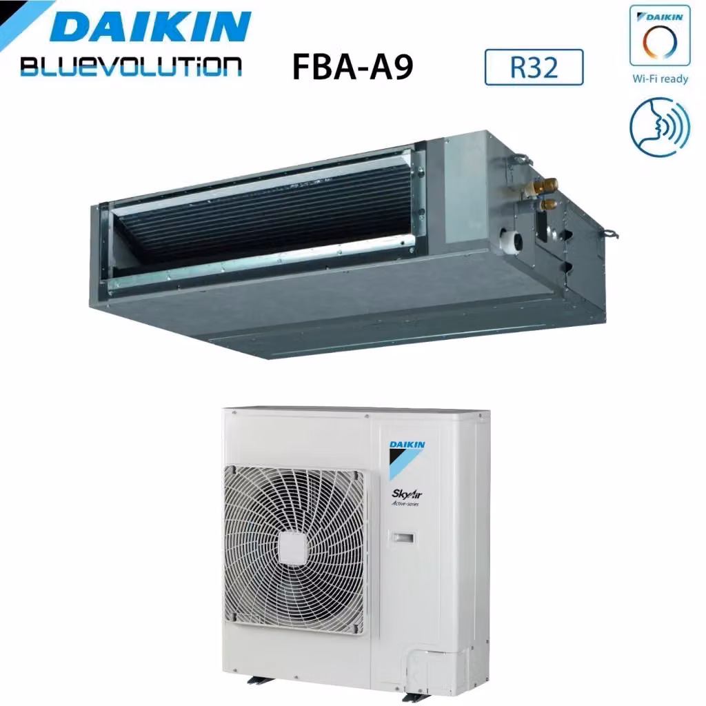 Condizionatore Canalizzato Daikin Bluevolution FBA140A + AZAS140MV1 Monofase R-32 Bianco con Wi-Fi Opzionale – 2