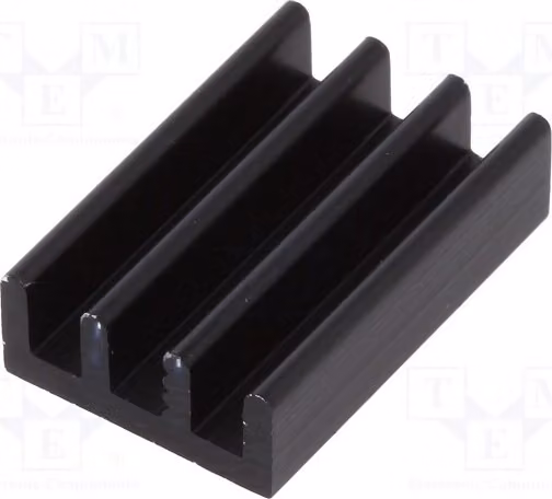 2 radiatori: stampati, altezza: 6 mm, alluminio, modello ICKSMDM21SA, larghezza: 14 mm, dissipazione termica: 31 K/W, lunghezza: 21 mm