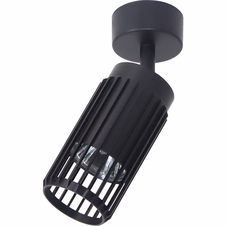 Spot a soffitto nero VERTICALE 1xGU10 8W Milagro