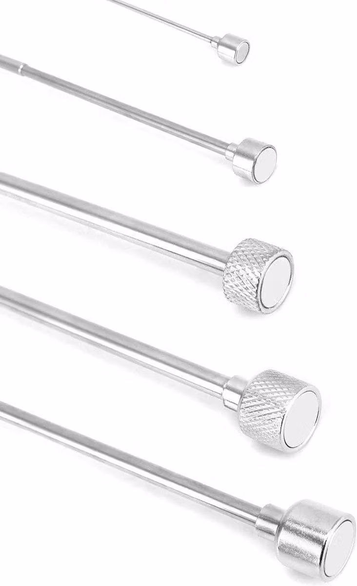 barra magnetica telescopica a 5 pezzi Strumento di presa magnetica allungabile Acciaio inox 1,5LB 3LB 10LB 15LB 20LB