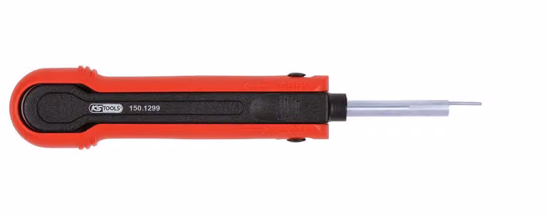 KS TOOLS Attrezzo di sblocco per terminali a lama/prese piatte 0,8 mm 1,5 mm (Delphi Ducon) - 150.1299