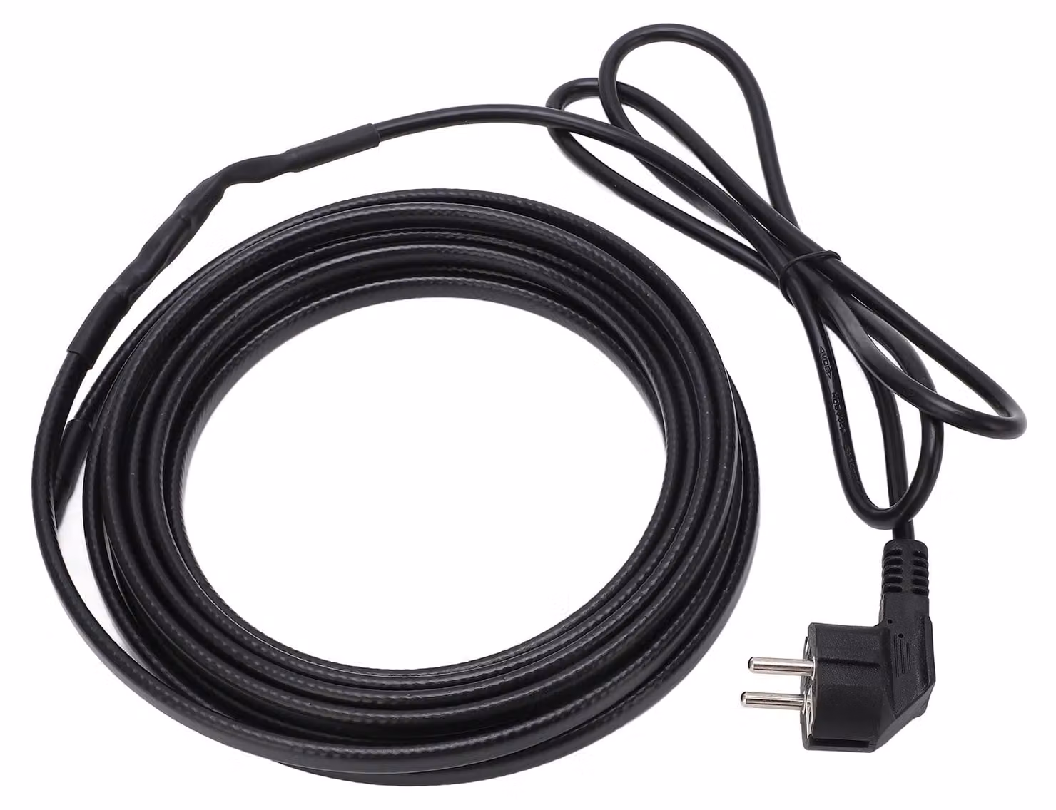 Cavo riscaldante a serpentina, riscaldamento a nastro riscaldante, 5 metri, auto-regolante, con spina per l'uso invernale, standard europeo, 220 V
