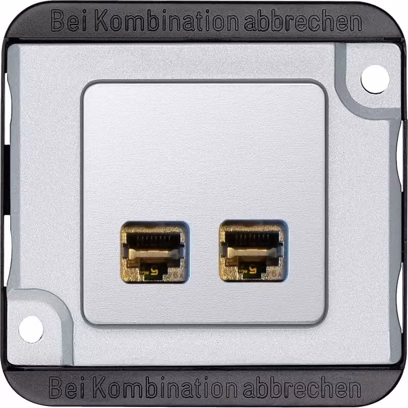 Modulo di connessione Merten RJ45 a 2 poli MEG4576-7022