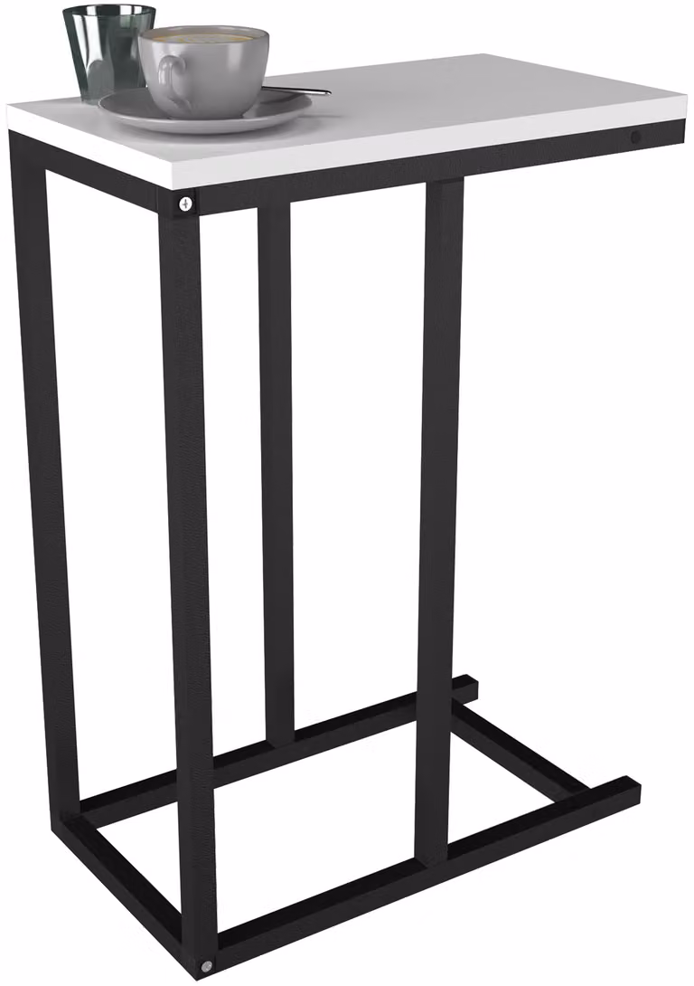 Tavolino in legno | Tavolino in semplice stile industriale | Dimensioni ca. H. 63 x W. 26 x D. 46 cm | Tavolo da salotto | Tavolino - Insasi S