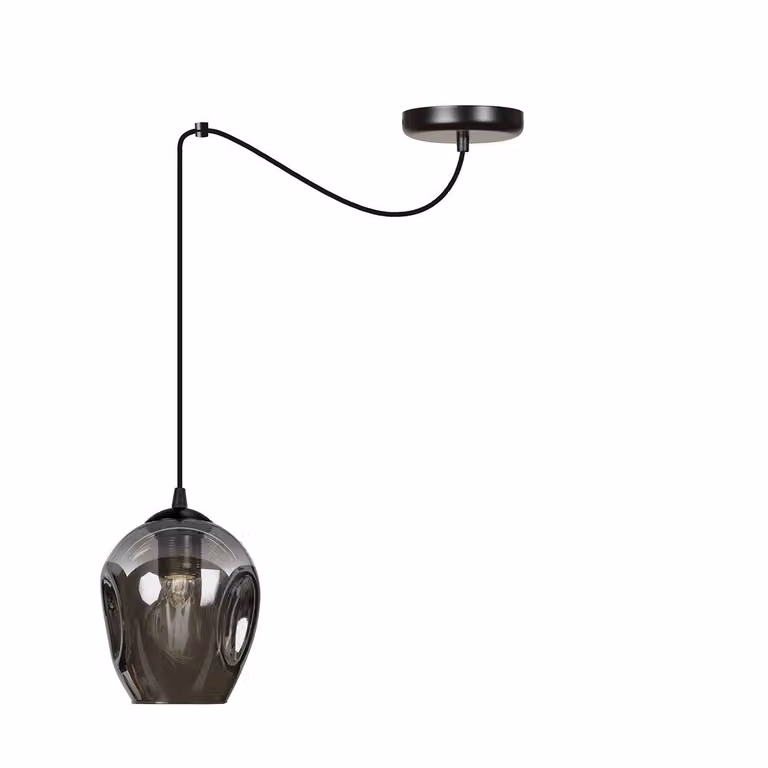 LAMPADA A SOSPENSIONE Emibig 1xE27 60W LEVEL 1 BL/GRAFITE 757/1