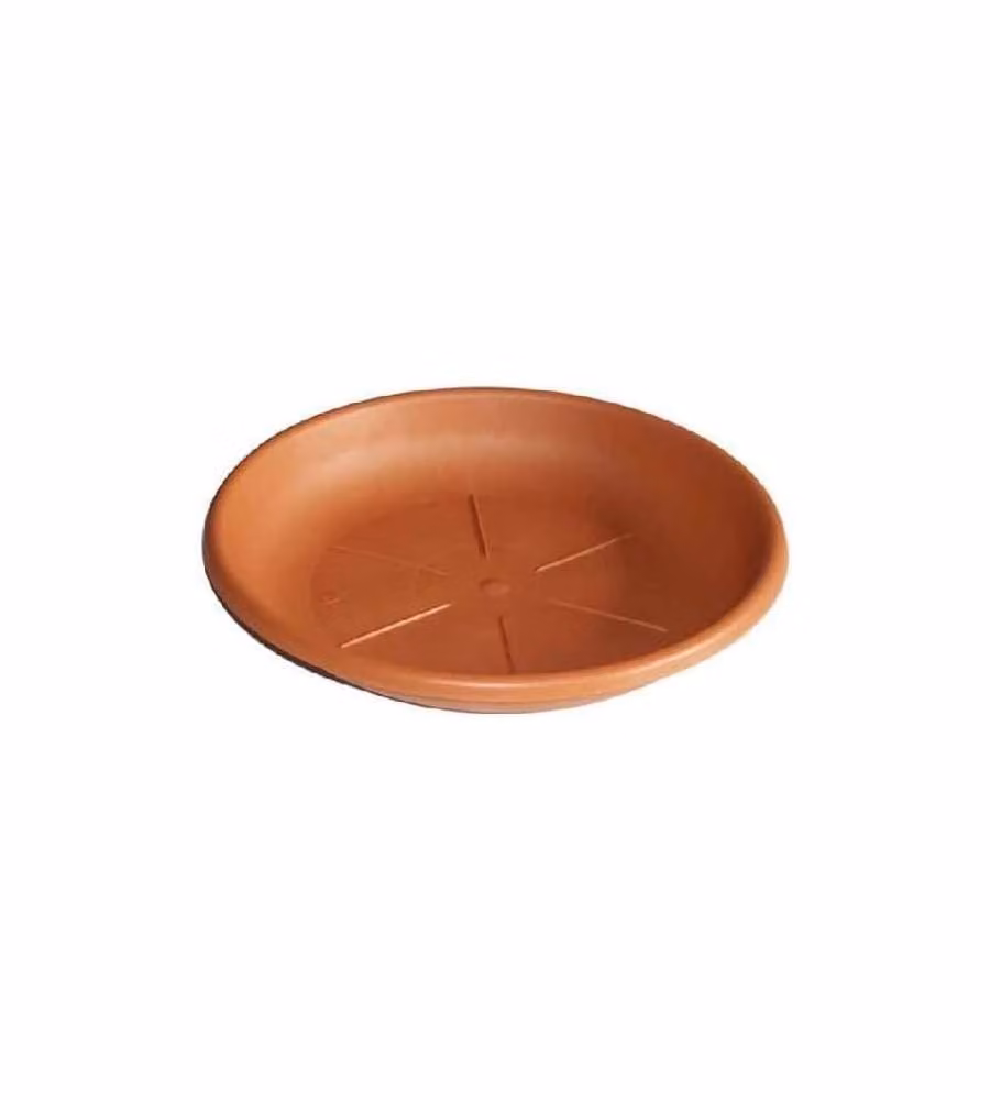 Bama Sottovaso Rotondo Terracotta Diametro 16 cm per Piante