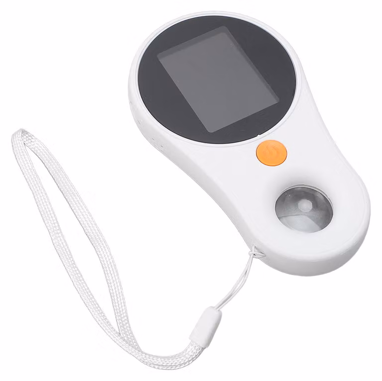 Macroscopio con 8 LED, obiettivo da 2 MP, messa a fuoco fissa, schermo a colori IPS da 2,0 pollici, lente di ingrandimento manuale 500x, bianco