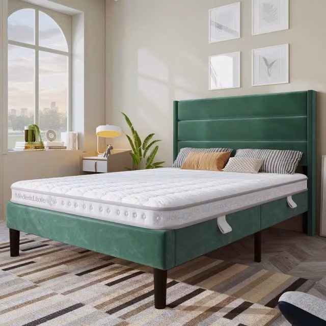 Materasso Ibrido Minimal 7 Zone H3 Bianco L: 140 cm, P: 200 cm, H: 10 cm, Ortopedico con Regolazione della Temperatura e Certificazione OEKO-TEX