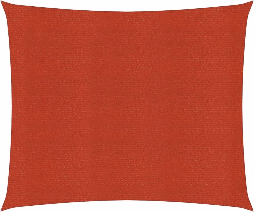 Tenda da sole The Living Store 160 g/m² rosso 2,5x3 m HDPE