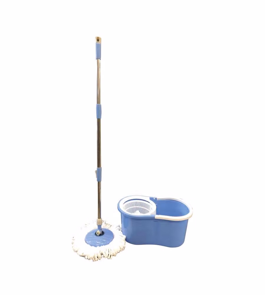 Spin Mop per Lavaggio Pavimenti - Blu - 45x25x21,5 cm