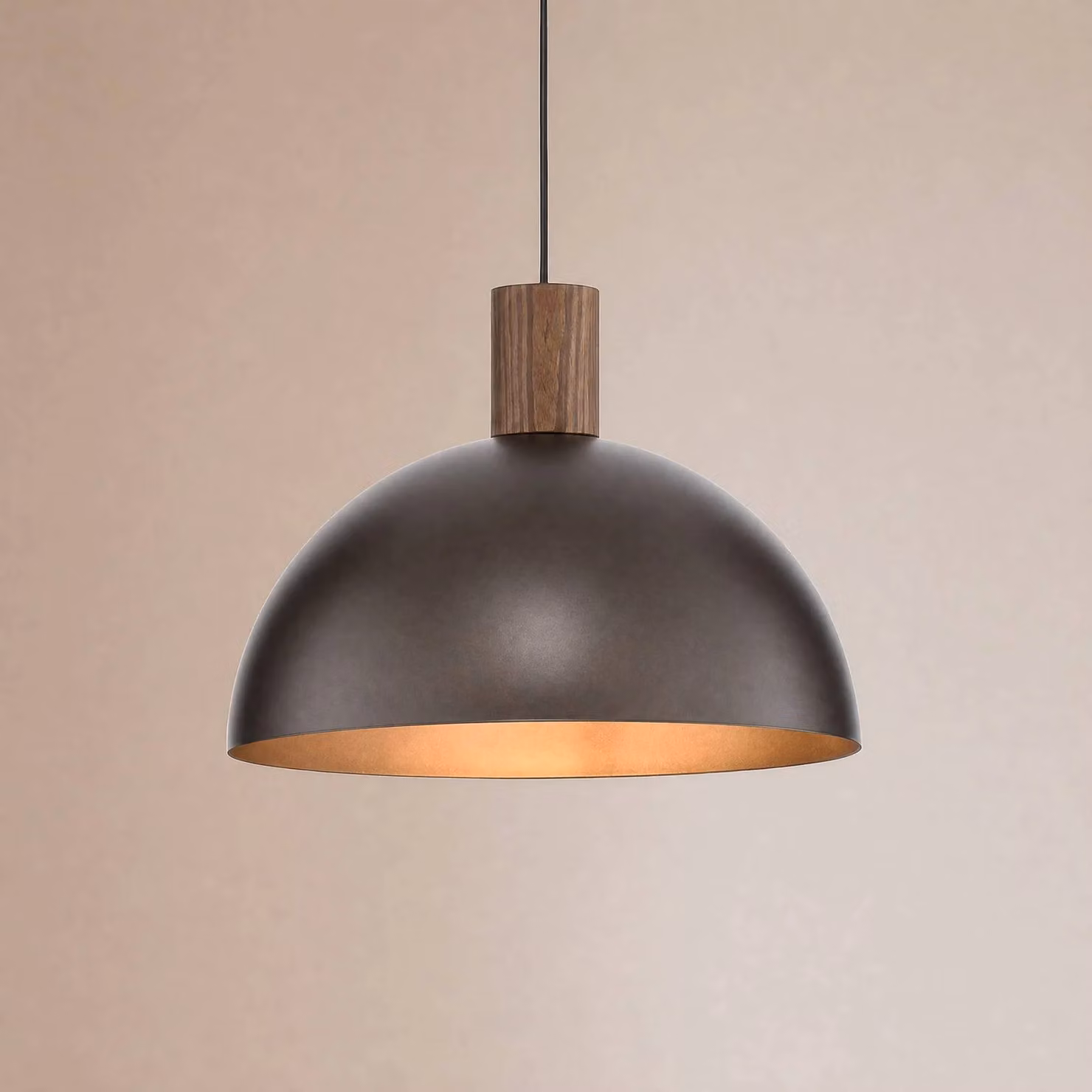 Lampada a sospensione Oslo TK Lighting, dimmerabile, Marrone / Ruggine, Soggiorno / Sala da pranzo, Metallo, Moderno, Lampada a sospensione