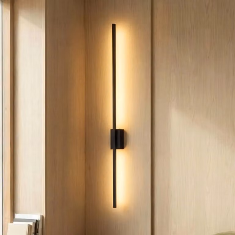 Applique da parete a LED Flash TK Lighting, Nero, Soggiorno / Sala da pranzo, Metallo, Moderno, Applique a LED
