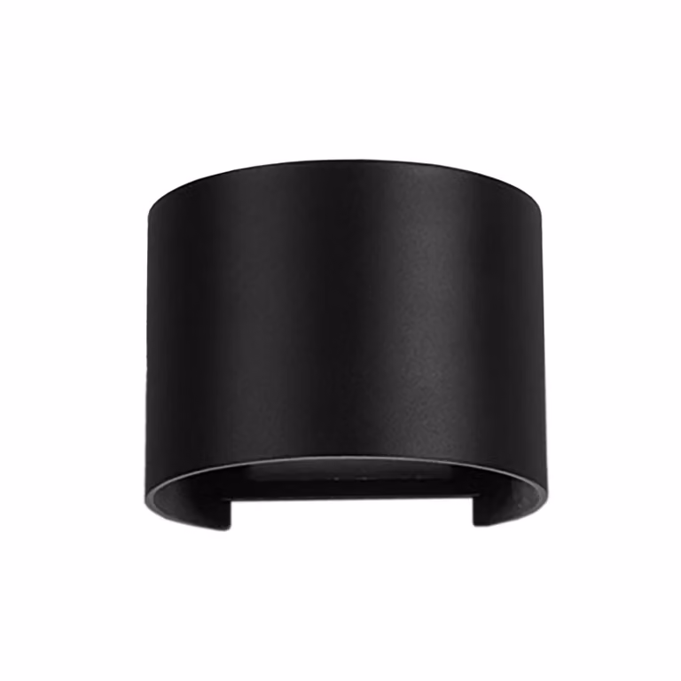 Mantra Iluminación Applique da esterni a LED Davos, dimmerabile, Nero, Alluminio, Applique LED da esterni