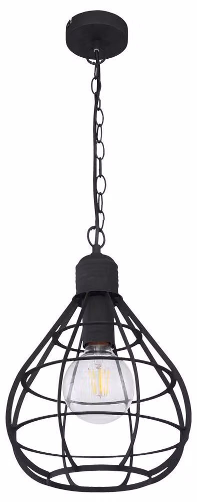 Lampada a sospensione LED RGB, con struttura in metallo a griglia, diametro 25 cm