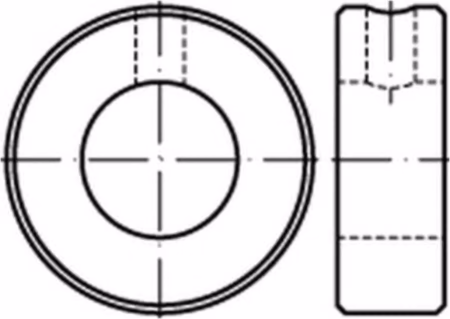 Set collari Reyher DIN 705 acciaio B 25 007050020250000 (10 pezzi)