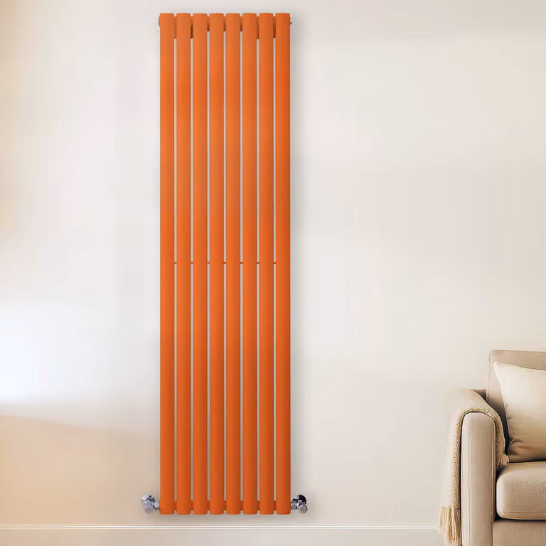 Radiatore di Design Verticale Arancione (Sunset Orange) - 1780mm x 472mm - Pannello Doppio - Revive