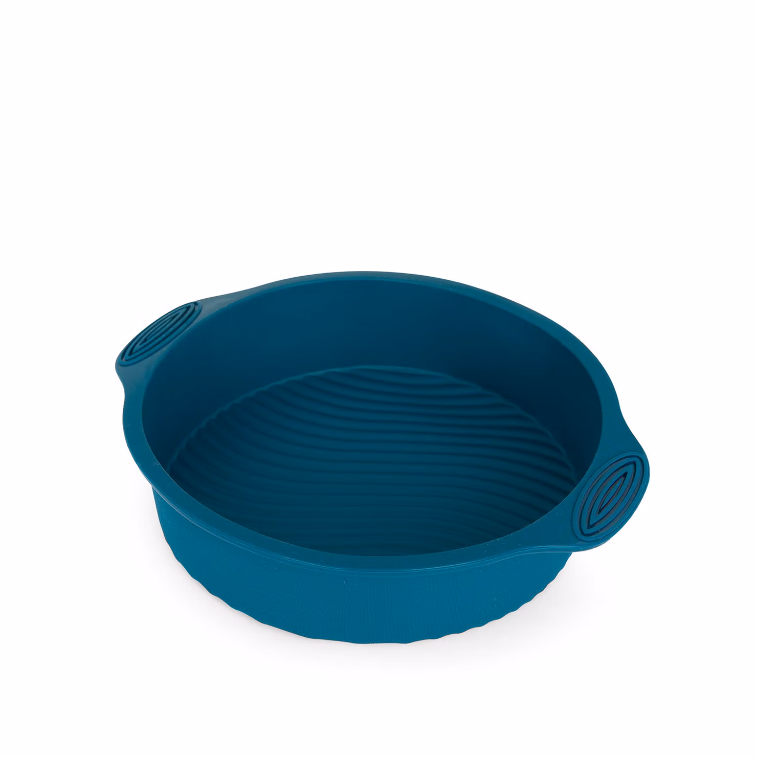 Stampo per torta rotondo in silicone antiamagnetico azzurro diametro 22 cm – 2