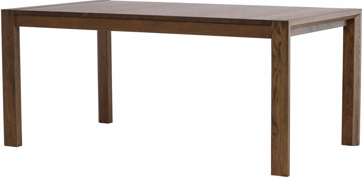 FURNLUX Tavolo da pranzo Slider Oak Dark 95cm / Hauptfarbe: Braun / Dimensioni: 95 x 170 x 75 cm