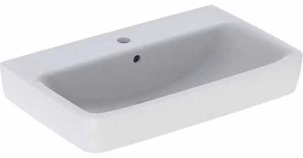 Geberit Renova Compact lavabo, avec trou pour robinetterie, avec trop-plein, 650x400mm, 501.714.00.1, 501.714.00.1