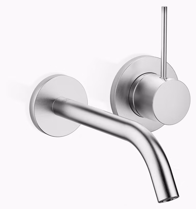 Dornbracht META SLIM Mitigeur mural de lavabo sans vidage, saillie 190mm, bec fixe, 36860662-93, 36860662-93