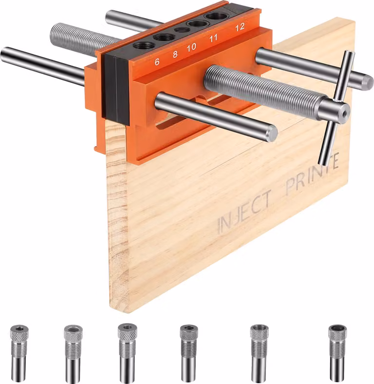 Punta per tasselli autocentrante, foratura precisa, spessore flessibile del legno, arancione