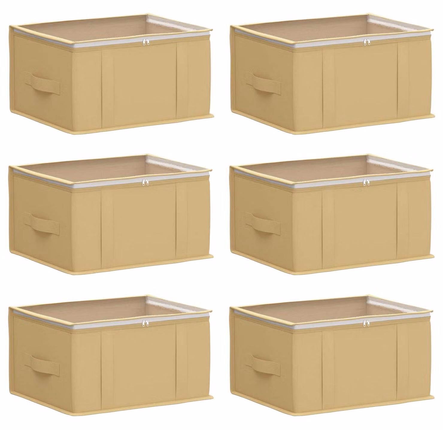 Scatola di stoccaggio con finestra trasparente in alto 6 pcs