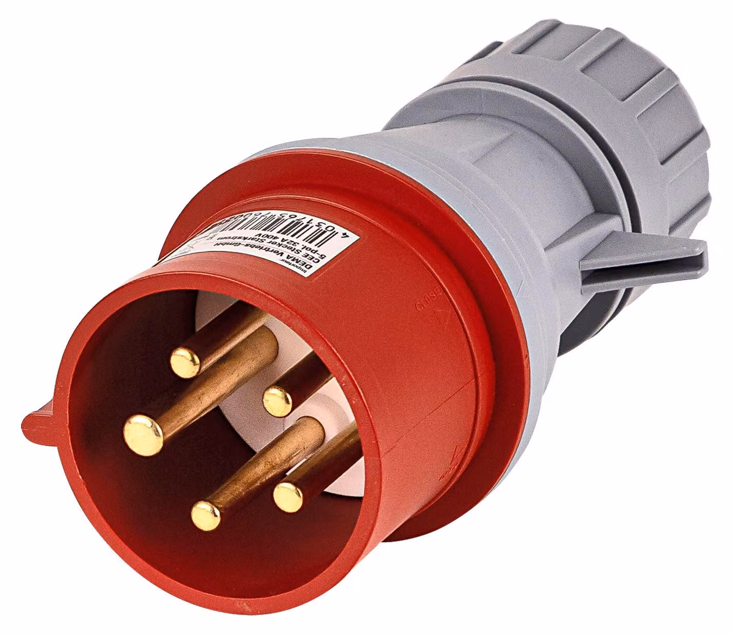 Spina di alimentazione CEE, 5 poli, 32 A/400 V, IP44