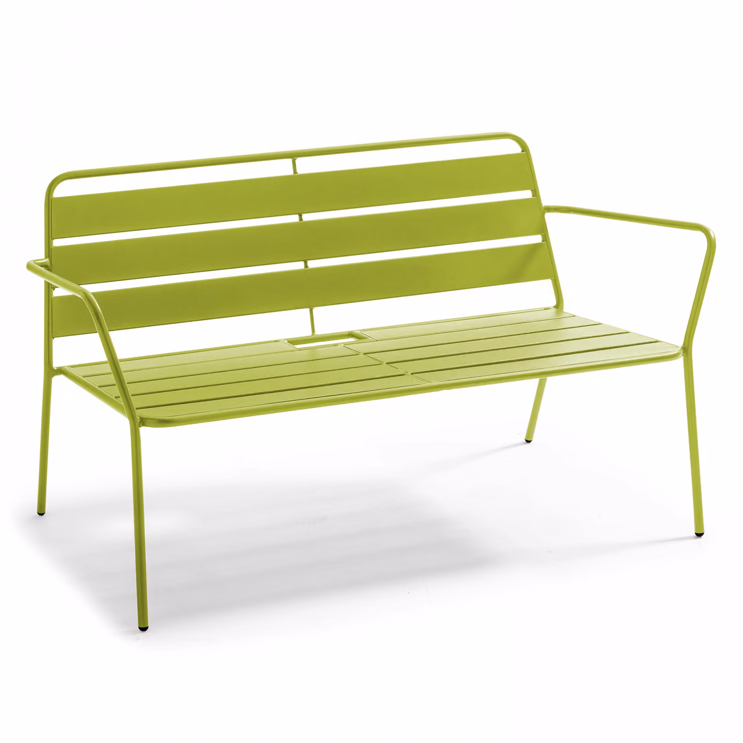 Divano da giardino in metallo verde - Oviala Palavas